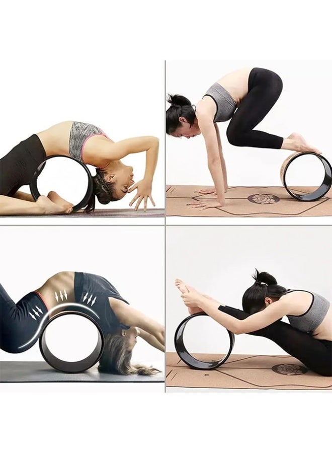 Max Strength Yoga Wheel for Back Pain Relief Strong Back Roller Wheel for Stretching Flexibility - Image 3