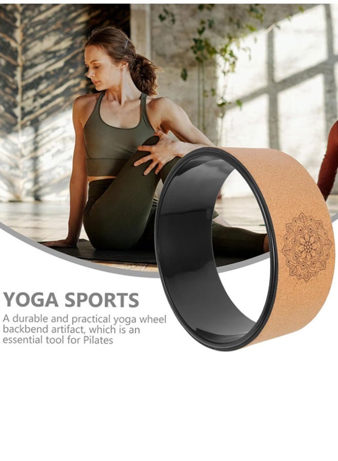 Max Strength Yoga Wheel for Back Pain Relief Strong Back Roller Wheel for Stretching Flexibility - Image 2