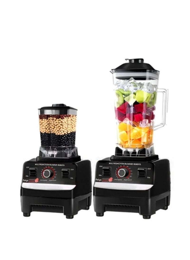 2L Adjustable Electric Blender with Grain Grinder Multifunctional Grain Grinder  - Image 1