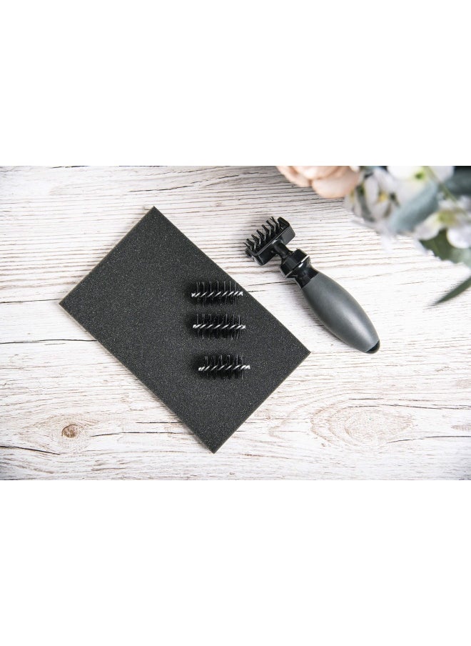 Sizzix - Sizzix wafer thin die brush & foam pad  One Size - Image 1