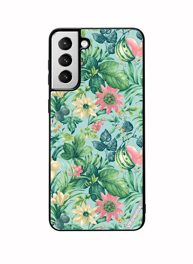 VR CREATIVE Protective Case Cover For Samsung Galaxy S22 5G Sunfloweia Design Multicolour - Image 1