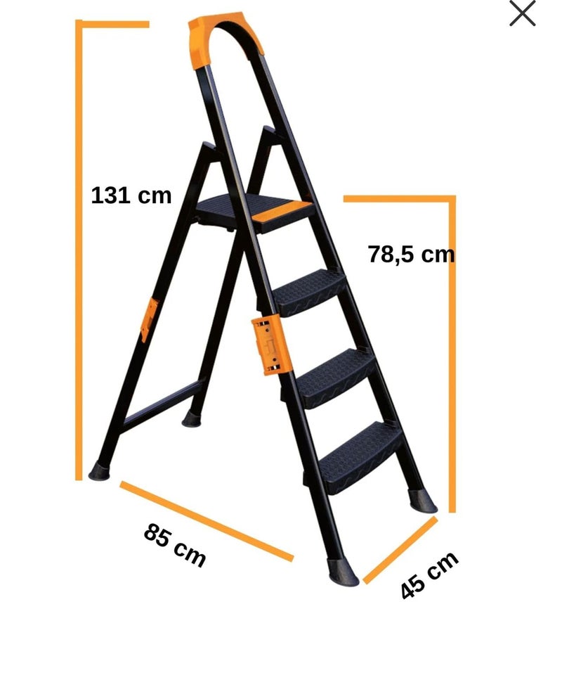 Strong and Stable Ladder – Rustproof Metal Materials and Easy to Store (4 Steps) - Image 5