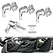 ANONEMOTO Saddlebag Locks Fastener Bolt Saddle Bag Bolts Mounting Security Hardware Theft Deterrent Locks Fit For Harley 19922024 Touring Softail Road Glide Street Glide Chrome - Image 2