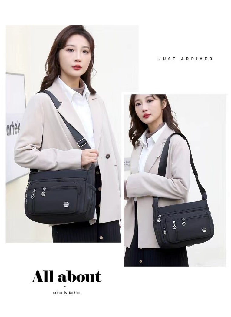 Generic - Women's One Shoulder Handbag Spacious Multi Pocket Bag Women's Crossbody Bag Fashion Handbag Top Handbag - Image 1