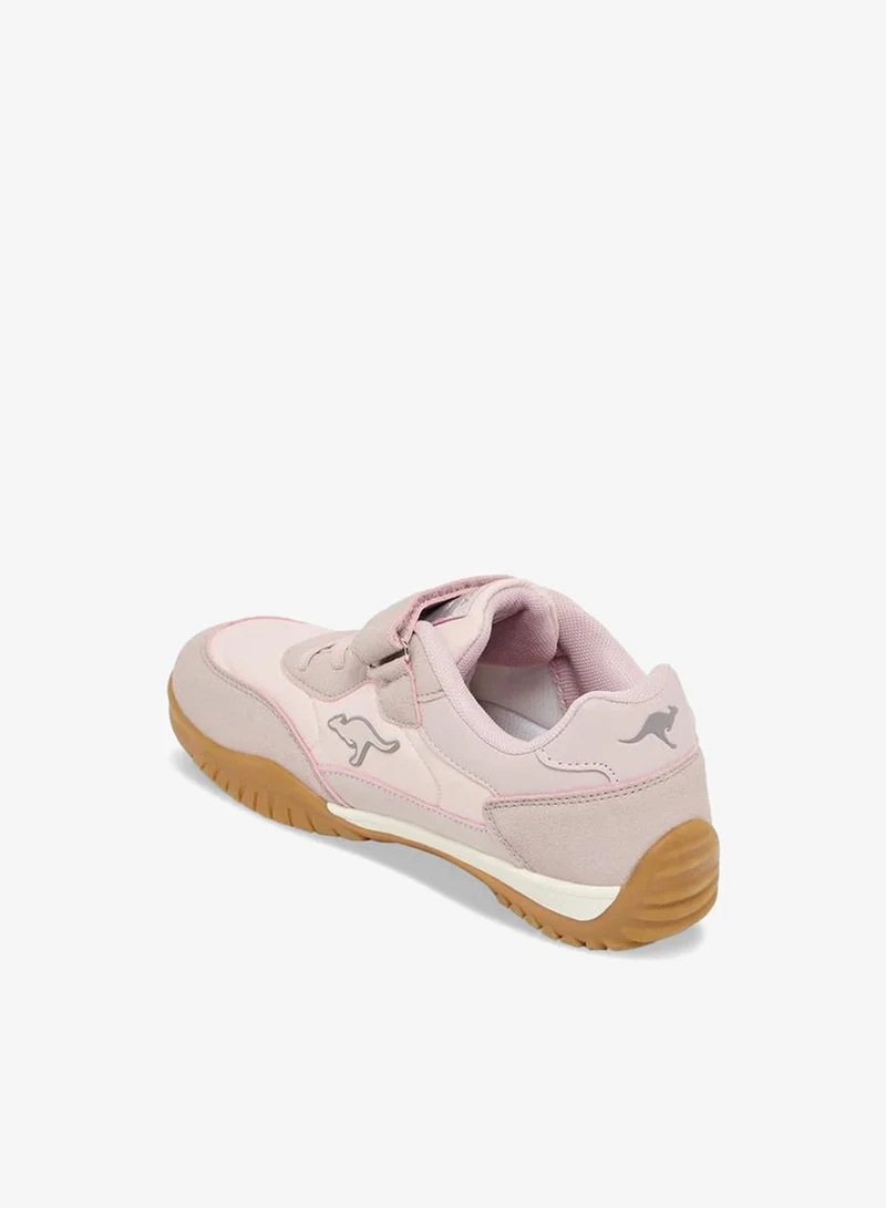 Kangaroos PURPLE Girls Colourblock Hook & Loop School Sports Shoes for Women | Best Price UAE