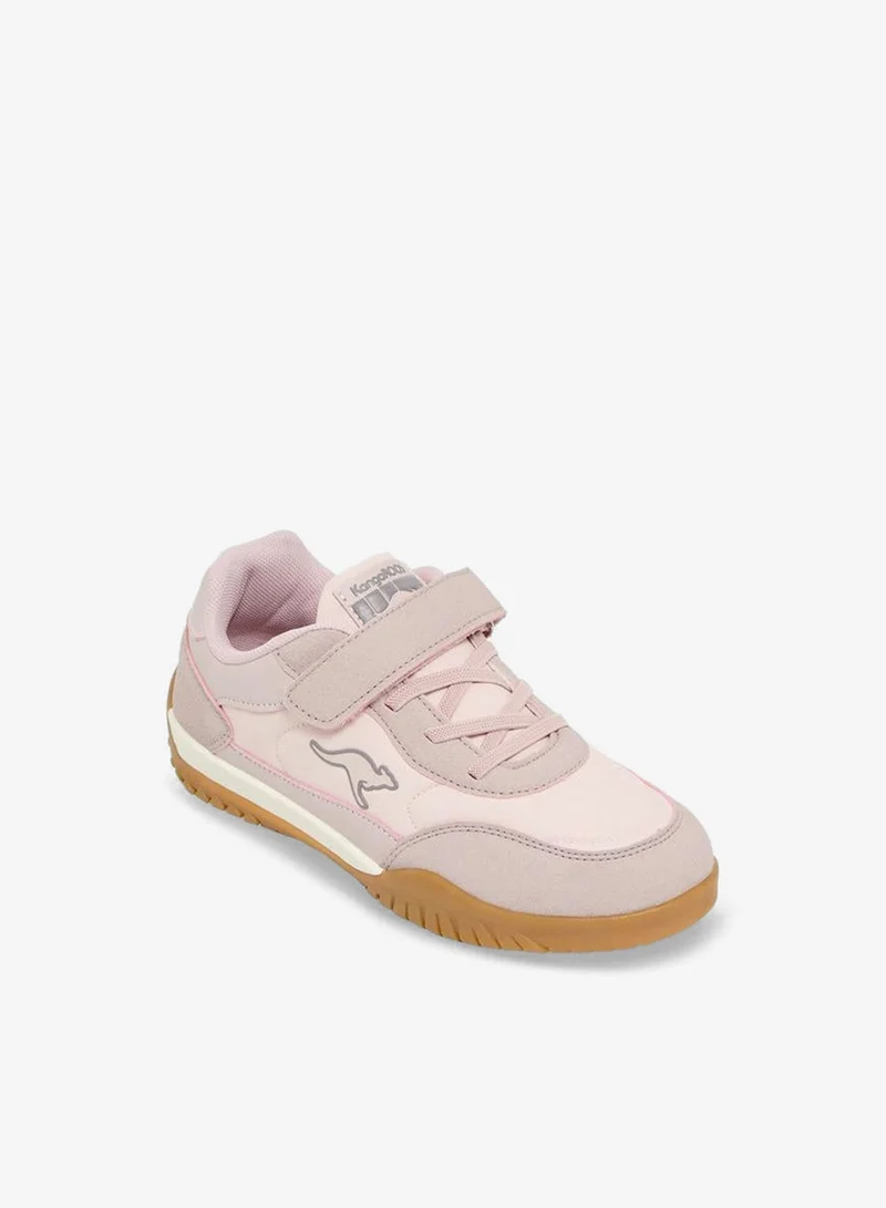 Kangaroos Girls Colourblock Hook & Loop School Sports Shoes