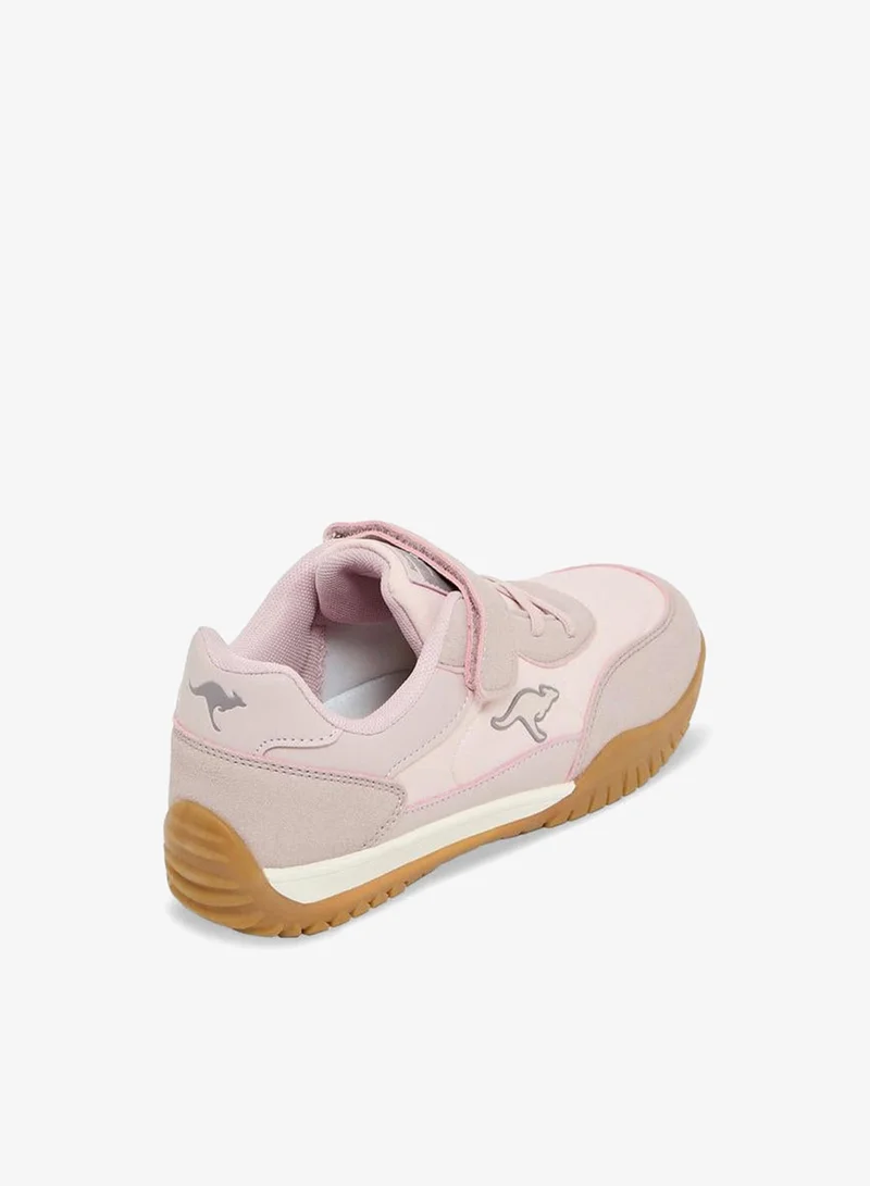 Kangaroos PURPLE Girls Colourblock Hook & Loop School Sports Shoes for Women | Best Price UAE