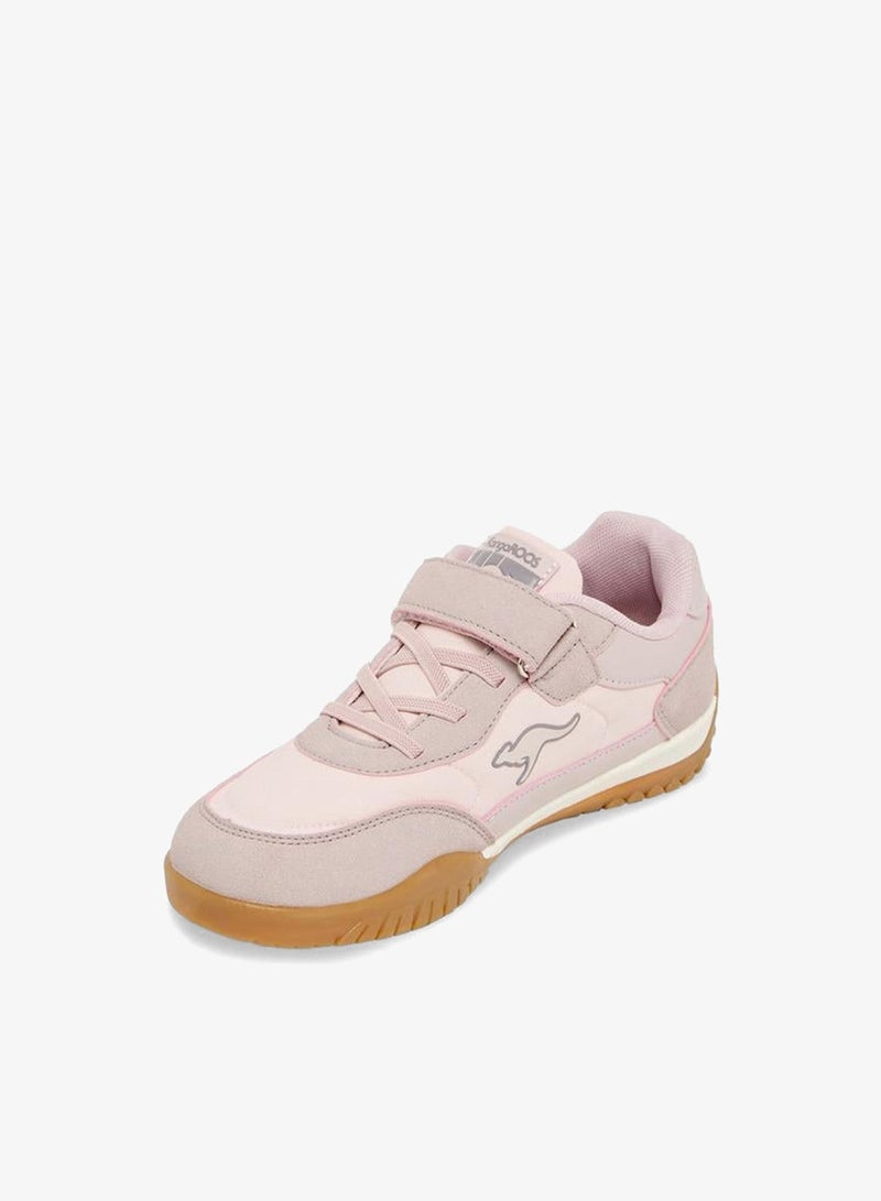 kangaROOS Girls Colourblock Hook & Loop School Sports Shoes - Image 4