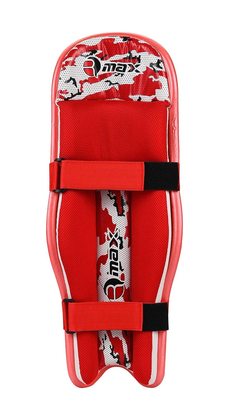 RMAX Cricket Batting Legguard Pad Full Size (RED) - Image 3