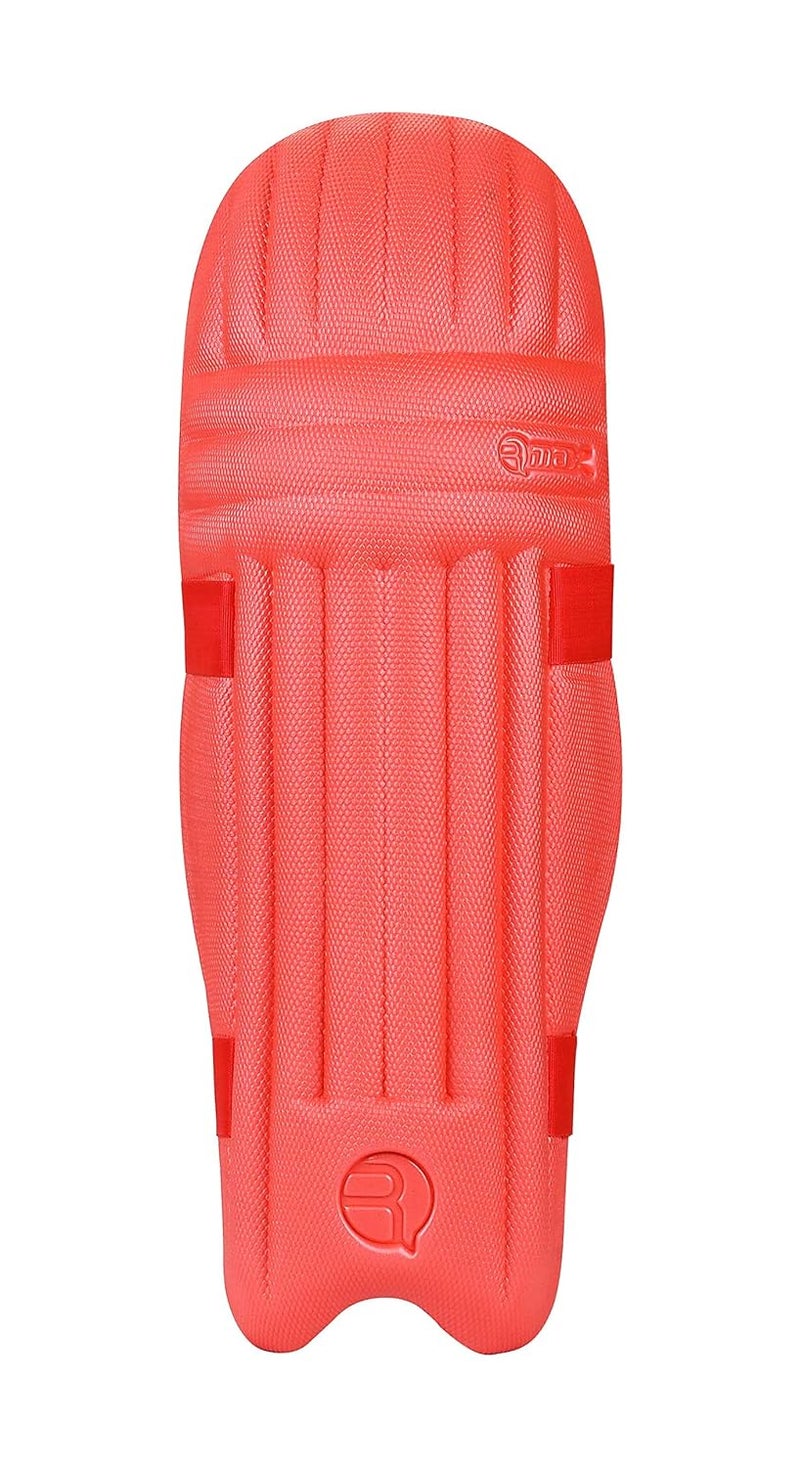 RMAX Cricket Batting Legguard Pad Full Size (RED) - Image 2