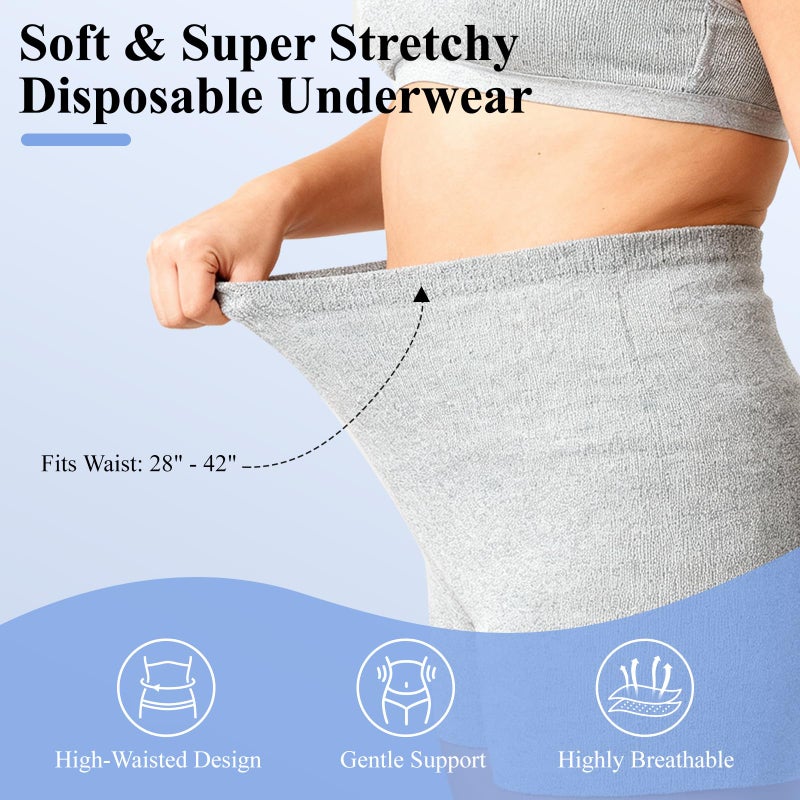 UHdod Postpartum Essentials Recovery Kit for Labor Delivery, Postpartum kit Gift Set for New Mom Includes Disposable Postpartum Underwear, Instant Ice Pads, Cooling Spray, Soothing Liners, Peri Bottle - Image 4