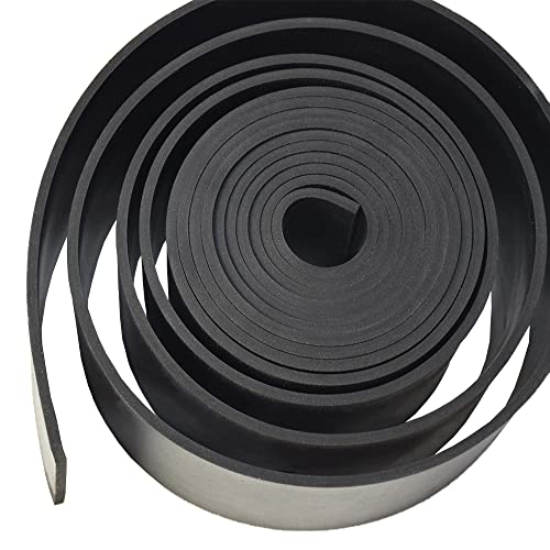 DOBTIM Rubber Strips 1/8 (.125)" Thick X 3" Wide X 10' Long, Solid Rubber Rolls Use for Gaskets DIY Material, Supports, Sealing, Bumpers, Protection, Abrasion, Black - Image 4