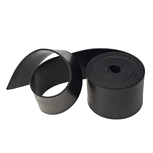 DOBTIM Rubber Strips 1/8 (.125)" Thick X 3" Wide X 10' Long, Solid Rubber Rolls Use for Gaskets DIY Material, Supports, Sealing, Bumpers, Protection, Abrasion, Black - Image 3