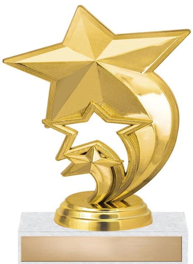 Crown Awards جوائز كراون، كأس الصاروخ النجمي 5.75 بوصة - جوائز النجمة الذهبية، مجموعة جوائز تقدير النجوم (5 قطع) - Image 1