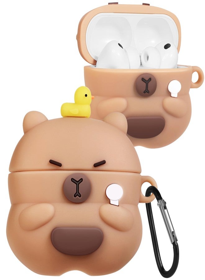 جراب Joyleop لسماعات AirPods Pro 3 - جراب حماية ناعم بتصميم كرتوني ثلاثي الأبعاد لطيف ومرح للنساء والفتيات، مناسب لسماعات AirPods Pro 3. غطاء سلسلة مفاتيح لجيل 2025 - Image 1