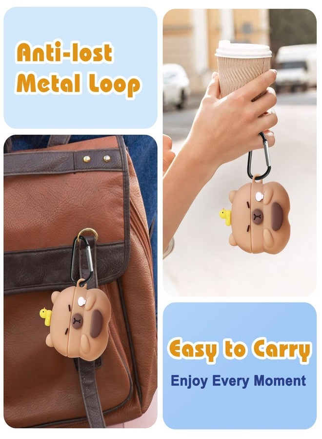 جراب Joyleop لسماعات AirPods Pro 3 - جراب حماية ناعم بتصميم كرتوني ثلاثي الأبعاد لطيف ومرح للنساء والفتيات، مناسب لسماعات AirPods Pro 3. غطاء سلسلة مفاتيح لجيل 2025 - Image 3