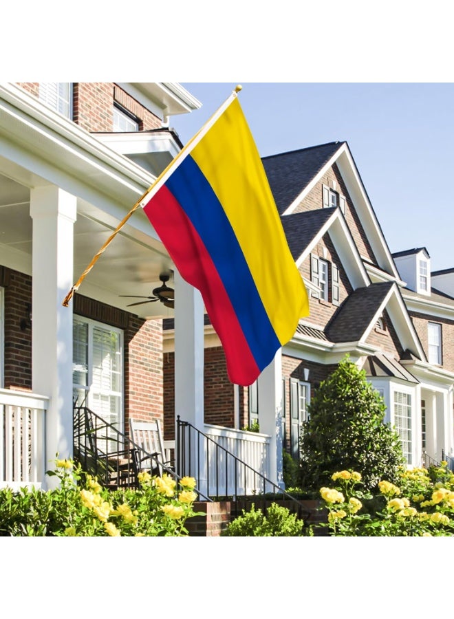 Colombia Flag 3×5 Ft – Polyester Banner with Grommets for Outdoor & FIFA World Cup 2026 Decor ⚽🇨🇴 - Image 4