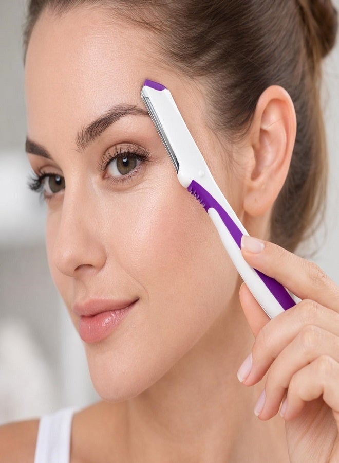 Alice Face Razor Pack Of 3 PCS, Instant and Painless Facial Hair Removal For Smooth & Visible Glowing Looking Skin, Rust Free Blade, Easy Grip Handle AS-30 - Image 4