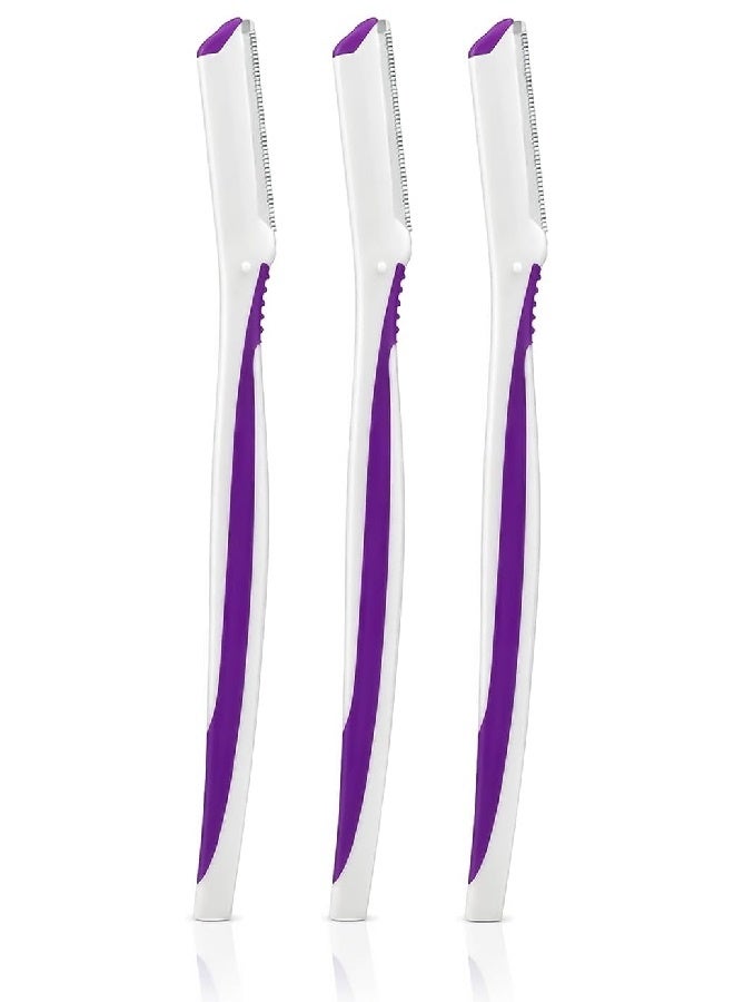 Alice Face Razor Pack Of 3 PCS, Instant and Painless Facial Hair Removal For Smooth & Visible Glowing Looking Skin, Rust Free Blade, Easy Grip Handle AS-30 - Image 2