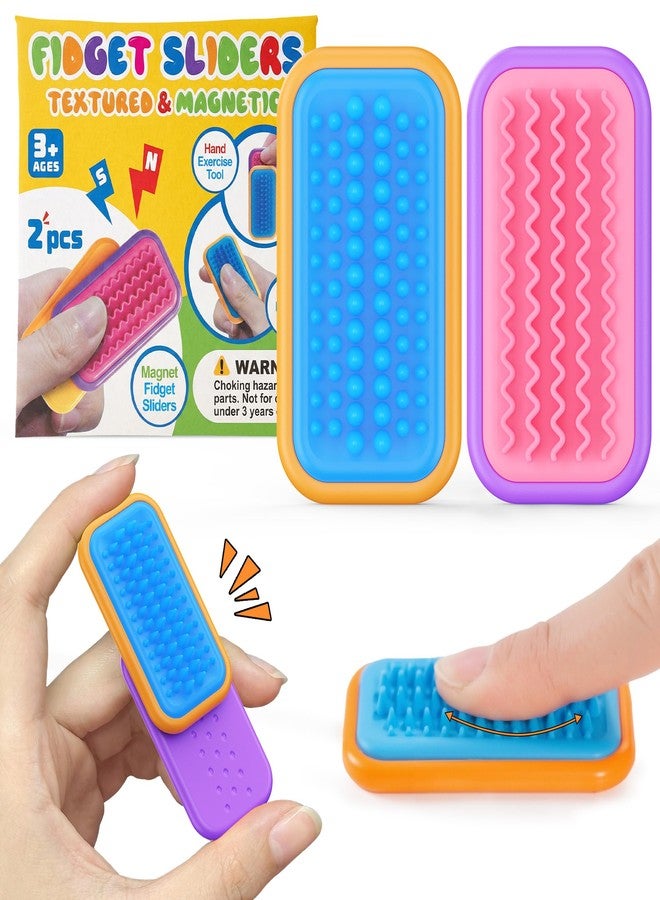 LADFAR Magnetic Sensory Fidget Toys - Frozen Peak & Flow Wave Style Silicone Sliders for Anxiety Relief, Autism & Office Focus, Travel Desk Must-Have for Adults & Kids - Image 1