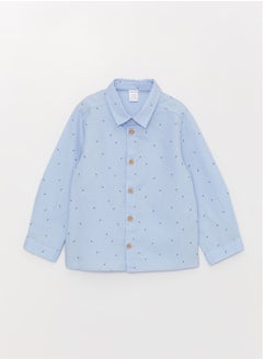 LC WAIKIKI Long Sleeve Patterned Baby Boy Shirt and Bowtie 2-Pack Set  - Image 2