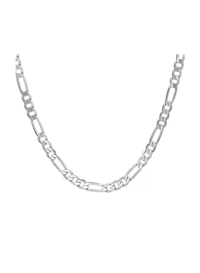 Men's Silver Chain Stainless Steel Necklace Chain Cool Diamond Cut Cuban Chain Men's Hip-Hop Jewelry - Image 3