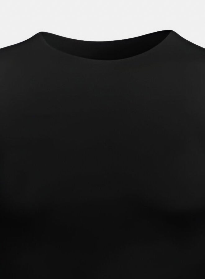 Silvy Lycra Bianca Top Sleeveless Round Neck For Women - Image 3