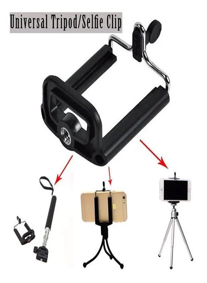 اكشن برو حامل هاتف ثلاثي القوائم عالمي من Action Pro مع محول 1/4 بوصة | حامل ثلاثي القوائم للهاتف | محول حامل هاتف متوافق مع هواتف Xiaomi/Samsung/Vivo/Realme/Oppo/Apple/Lenovo/Asus Micromax/Google - Image 5