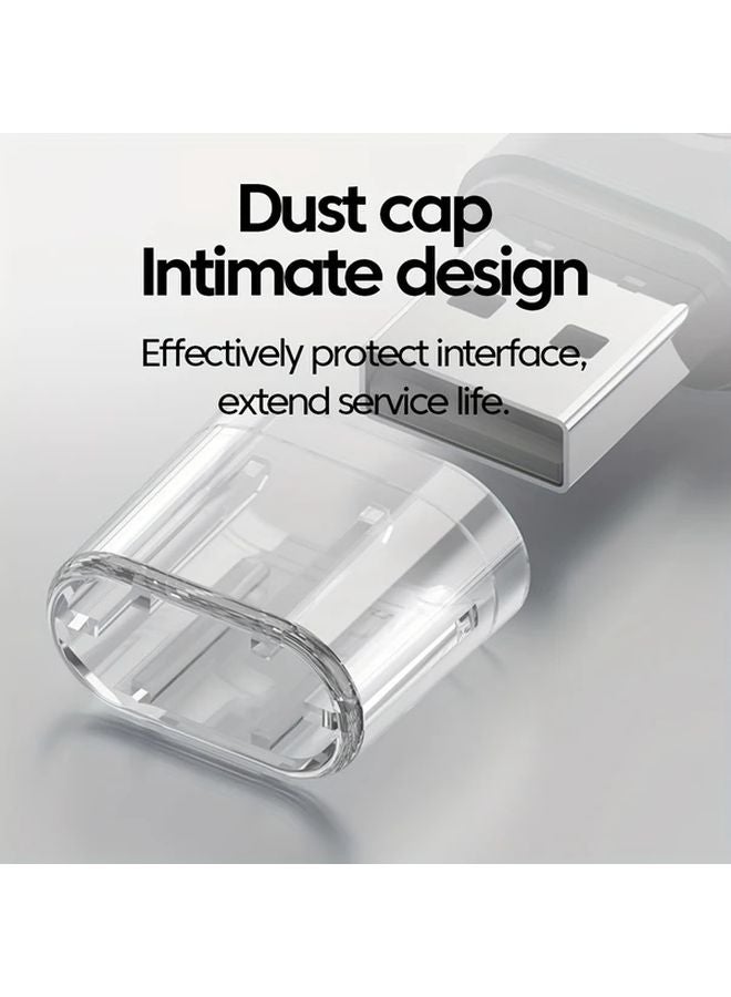 Black USB 2 0 Dual Head Four In One Card Reader High Speed Data Transfer Portable Plug and Play - Image 5