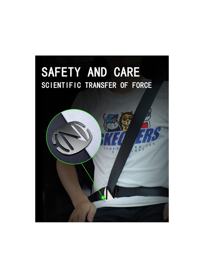 SOLARAE Seat Belt Clips, Seat Belt Adjuster, for Adult Children Pregnant Women Comfortable Universal Shoulder Adjuster, Universal Car Seat Belt Positioner Latch Locking Clips, Improve Driving Comfort(1 Pack) - Image 2