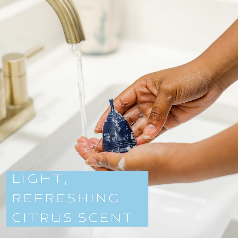 Pixie Cup Menstrual Cup Wash - Best Formula To Wash Your Period Cups - Organic And Natural Ingredients & Ph Balanced - Travel Size - Gel Cleaner - Sterilizer Soap For Menstrual Discs (2.5 Ounces) - Image 4