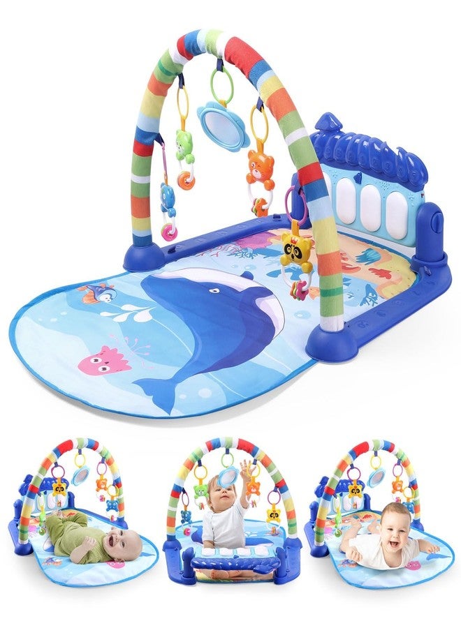 Dorytoys Dorytoy Baby Activity Play Gym Mat with Hanging Toys, Musical Infant for Newborn Babies, Soft Crawling & Tummy Time Center, Educational Fitness for Toddlers - Image 2
