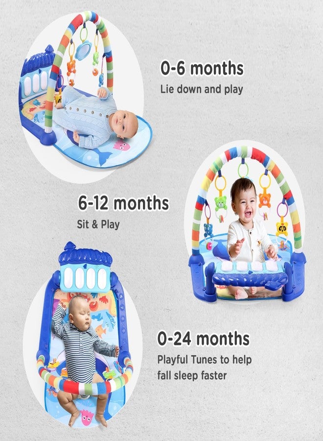 Dorytoys Dorytoy Baby Activity Play Gym Mat with Hanging Toys, Musical Infant for Newborn Babies, Soft Crawling & Tummy Time Center, Educational Fitness for Toddlers - Image 5