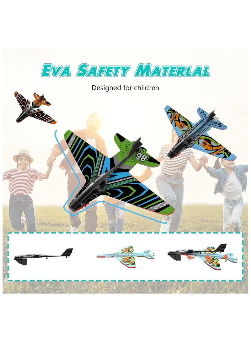 Airplane Toys for 4 5 6 Years Old Boys, Catapult Airplane with 4 pcs Glider Plane,Boys Toys Age 6-8 with One-Click Ejection Airplane Game, Gifts for 4-8 Years Old Boys  - Image 5