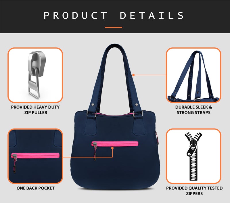 addixon Women's Small Stylish Handbag - 5L, a fashionable and functional accessory for modern women(Blue) - Image 5