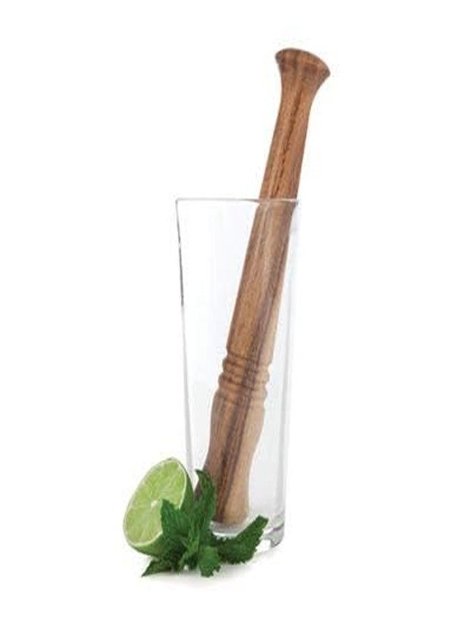 Birdbrid Wooden Cocktail Muddler 10 Inch | Premium Sheesham Wood Mojito Masher for Mint & Lime | Bar Muddling Tool for Mocktail & Cocktail Making | Bartender Barware Accessory - Image 4