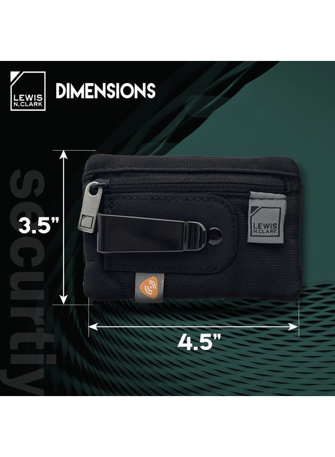 Lewis N. Clark Rfid Hidden Clip Stash Money Belt Travel Pouch + Credit Card/Id Holder For Women & Men, One Size - Image 3