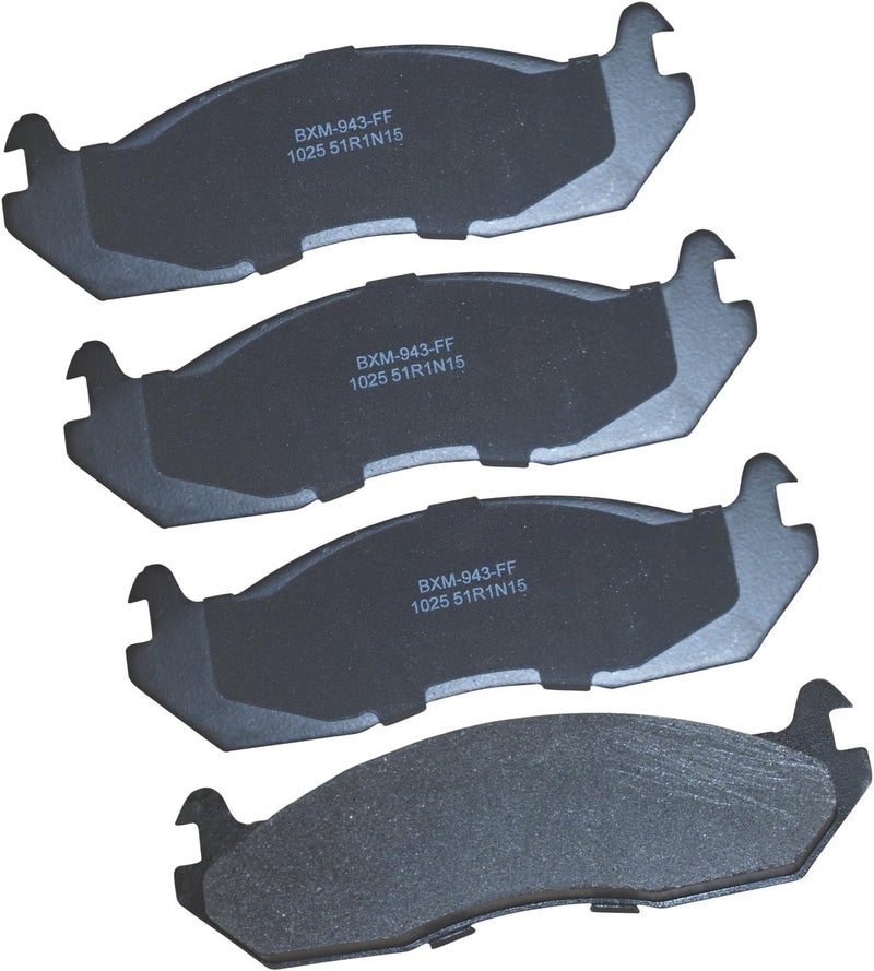 Bendix وسادات فرامل SBM1025 شبه معدنية متميزة لسيارة AM General Hummer 1998-1997، Hummer H1 2003-2002، H1 2006 - Image 1