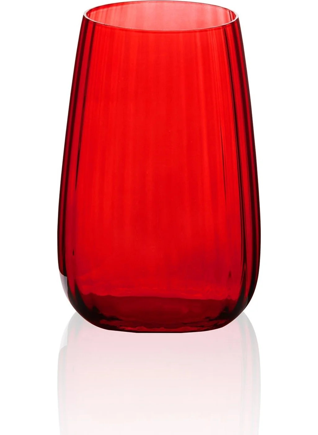 The Mia Glass Water Glass Red 600 Ml
