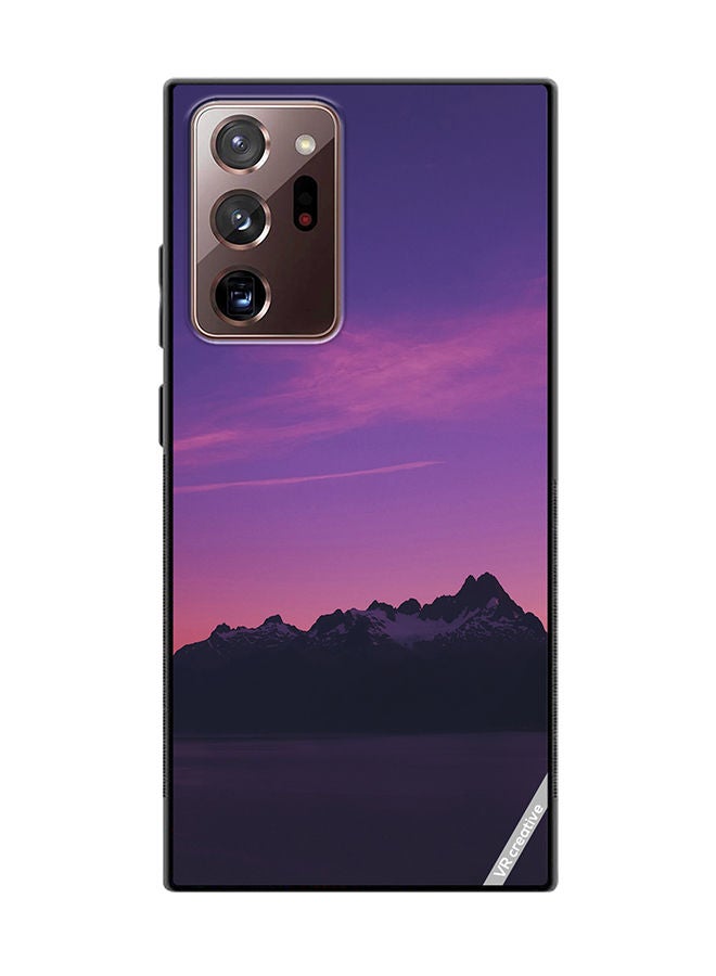 VR CREATIVE Protective Case Cover For Samsung Galaxy Note20 Ultra 5G Purple Montain Design Multicolour - Image 1
