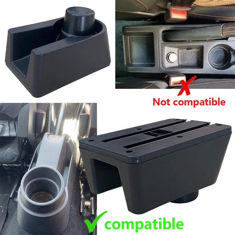 إيبيزا 6J 1 59جال صندوق تخزين مسند ذراع السيارة أسود أحمر 3USB راتنج ABS منظم وحدة التحكم - Image 2