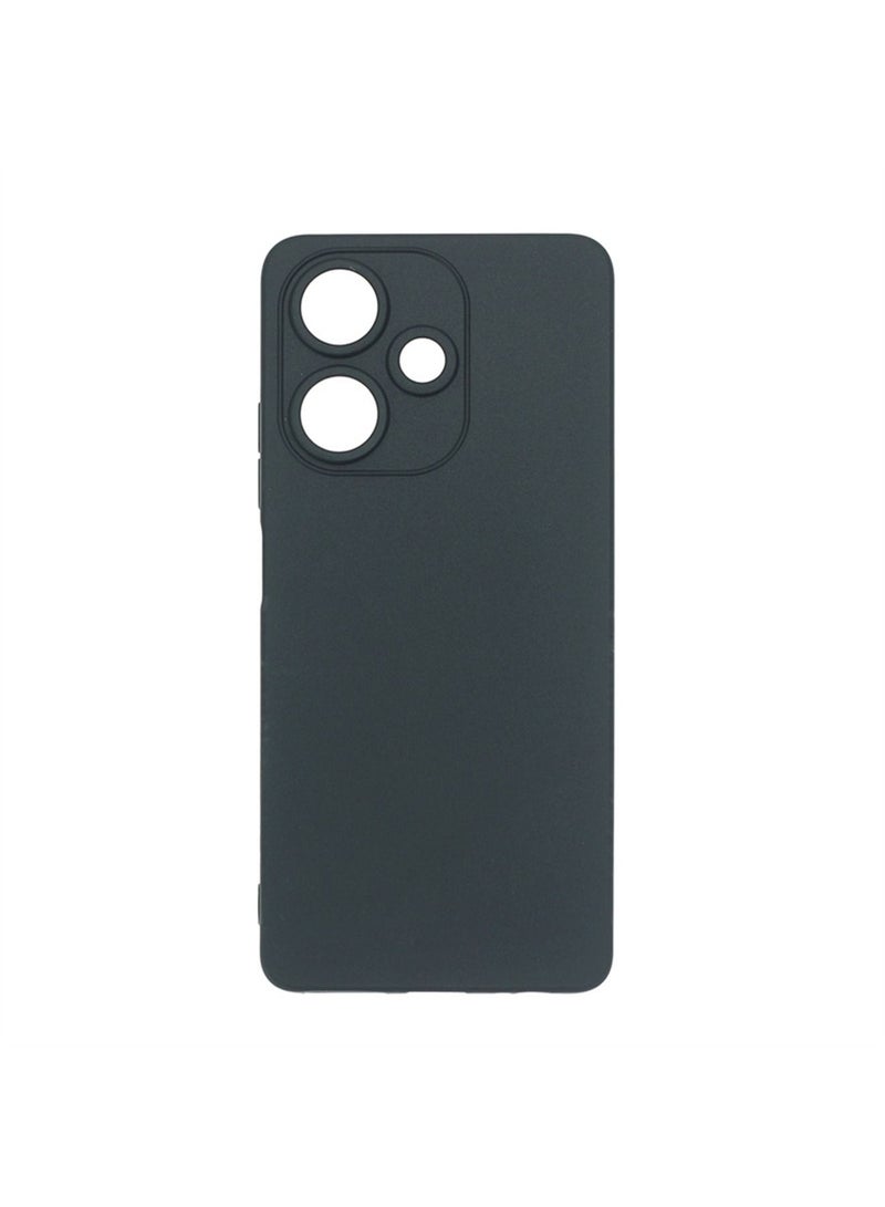 Infinix Hot 30 4g TPU Case Cover Phone Accessories with Anti-drops Anti-fingerprints Camera Protection Soft Anti-scratches Anti-drops Anti-fingerprints Back Cover Black - Image 1