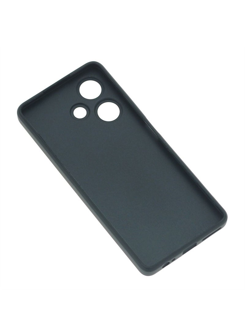 Infinix Hot 30 4g TPU Case Cover Phone Accessories with Anti-drops Anti-fingerprints Camera Protection Soft Anti-scratches Anti-drops Anti-fingerprints Back Cover Black - Image 5