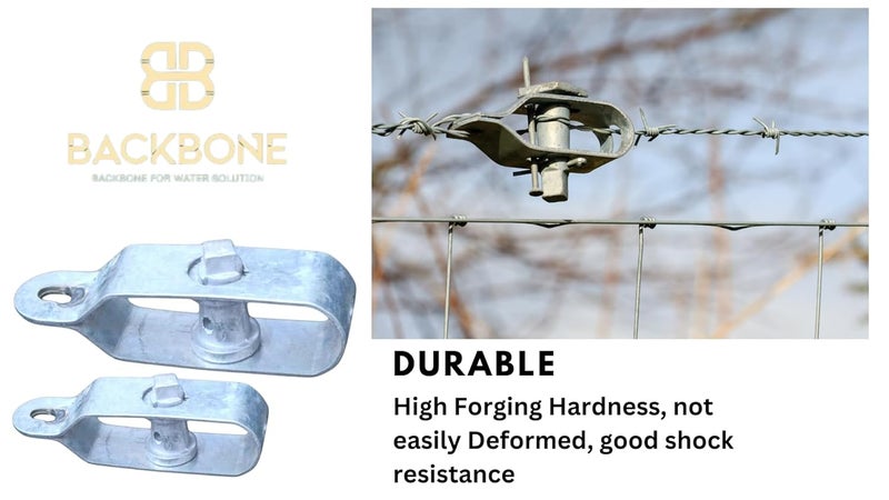 Backbone Fence Wire Tightener Used for Solar Zatka Machine Fencing with Clutch Wire Also Used for Fencing in Farm| Industrial Park| Garden| Home| Also Used for Fencing in Farm (Pack of 10) - Image 5