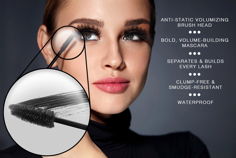 KC Republic Oilâ€‘Free Mascara for Lash Extensions â€“ Safe for False Lashes, Water-Resistant, Clump-Free, Sensitive Eyes & Contact Lens Friendly (Black, 0.41 fl oz) - Image 2