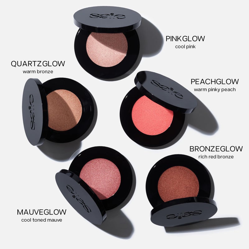 Saie Glow Sculpt Multi-Use Highlighter + Cream Blush - Lightweight with Hyaluronic Acid + Micropearl for Radiant, Glowing Skin - Peachglow (.02 oz) - Image 5