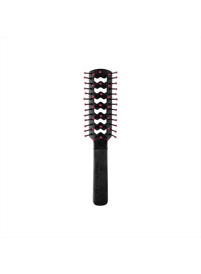 Cricket Static Free Mini Fast Flo Vent Hair Brush for Travel, Blow Drying, Styling and Detangling for Long Short Thick Thin Curly Straight Wavy All Hair Types - Image 1