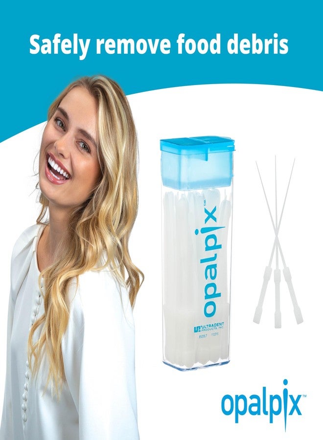 ULTRADENT OpalPix Dental Picks (3 Packs) 32ct per Pack. Toothpicks by Opalescence GO Plastic Tooth Dental Pick Oral Care Soft. 5590-3 - Image 4
