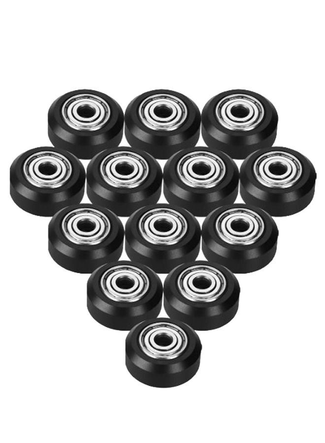 NIBEMINENT 13pcs POM Pulley Wheel with Bearing 5mm Bore Diameter Idler Gear for CNC 3D Printer Accessories Multicolour - Image 1