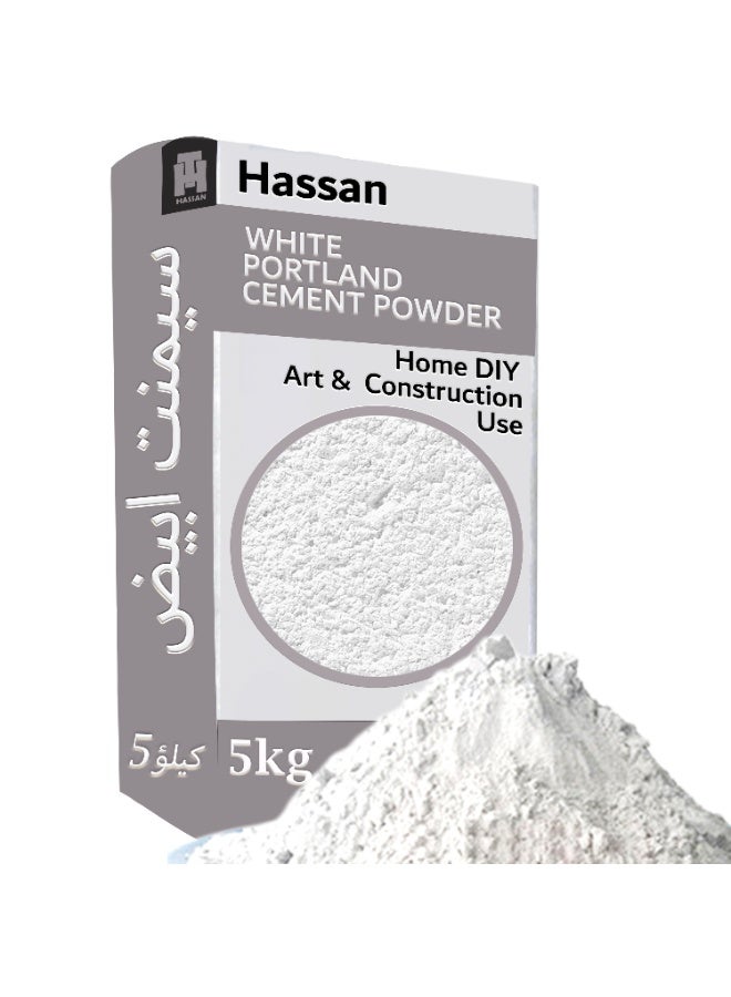 Hassan Premium White Portland Cement - Ideal for DIY Creations and Durable Wall Repairs - Image 1